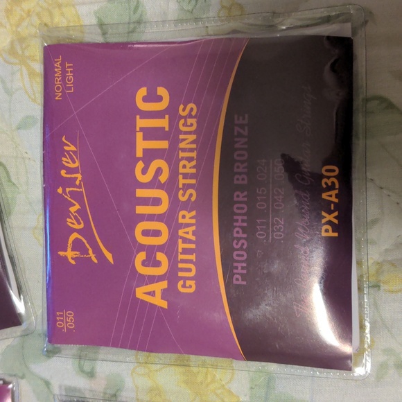 Guitar strings acoustic normal light medium bronze music new - Picture 6 of 11